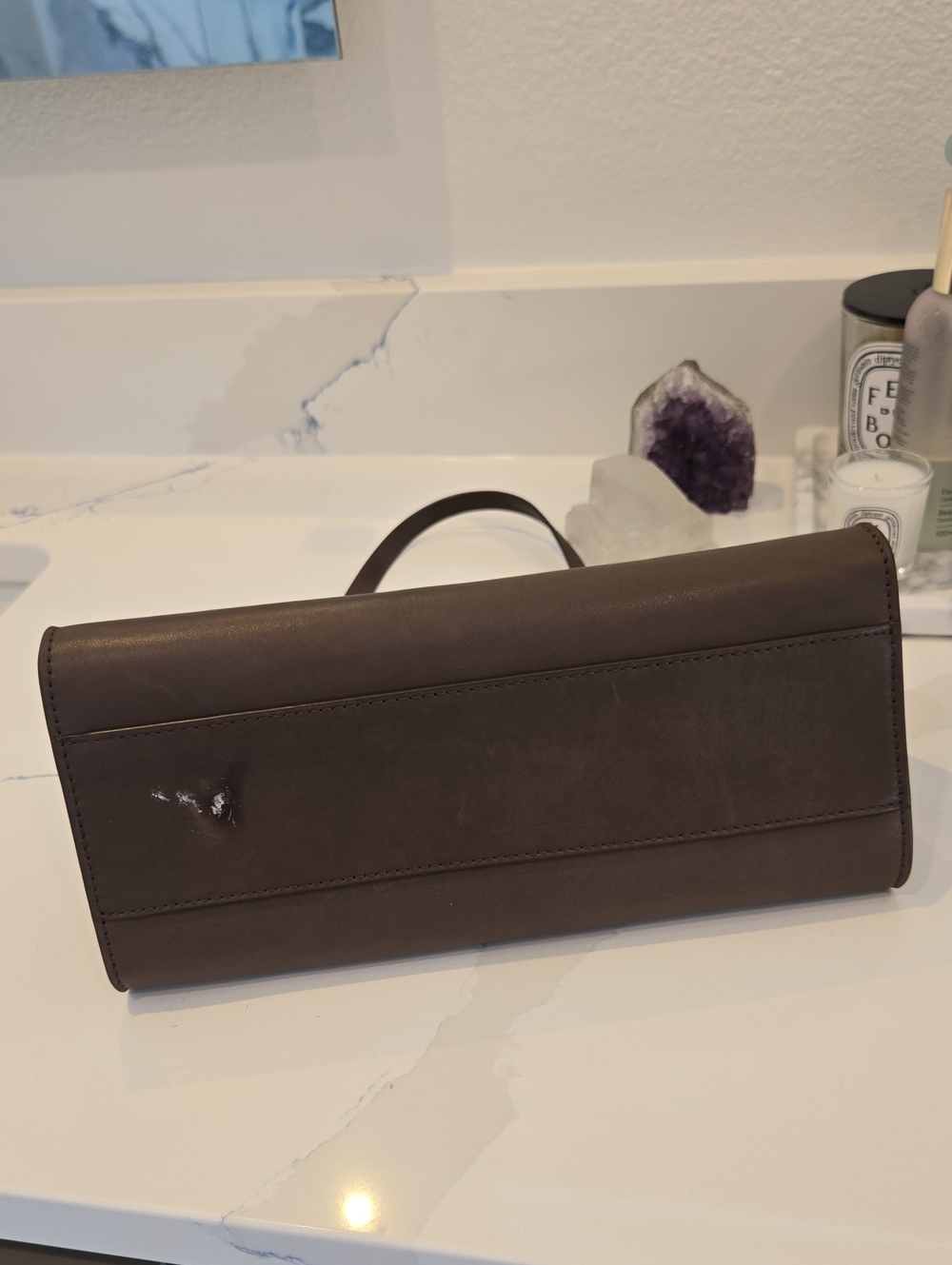 The Row Peggy Clutch, IYKYK Quiet Lux, GUC, Authentic, Sophisticated Style - Picture 7 of 10